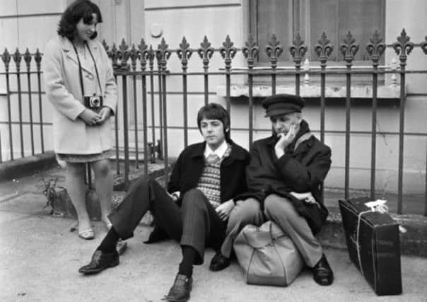 Cutler with Paul McCartney who invited him to appear in Magical Mystery Tour. Picture: Getty