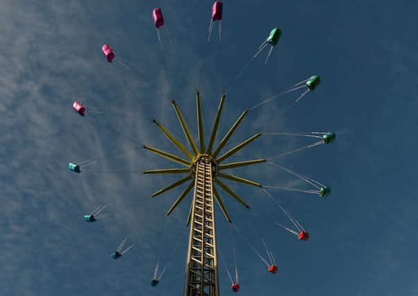 The Star Flyer in Edinburgh's St Andrew's Square. Picture: HeMedia