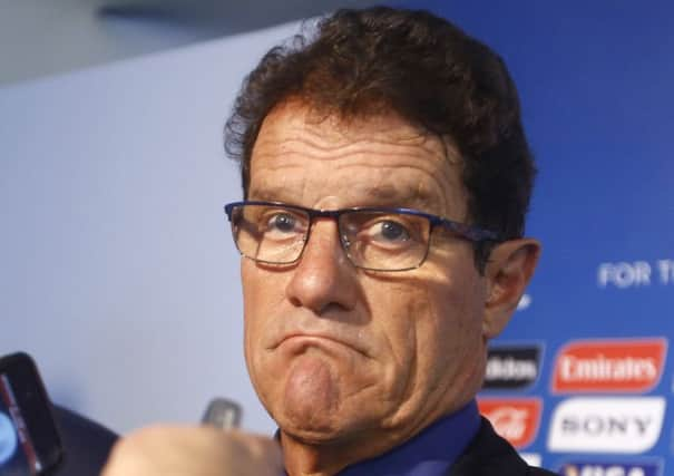 Fabio Capello: Early frontrunner. Picture: AP