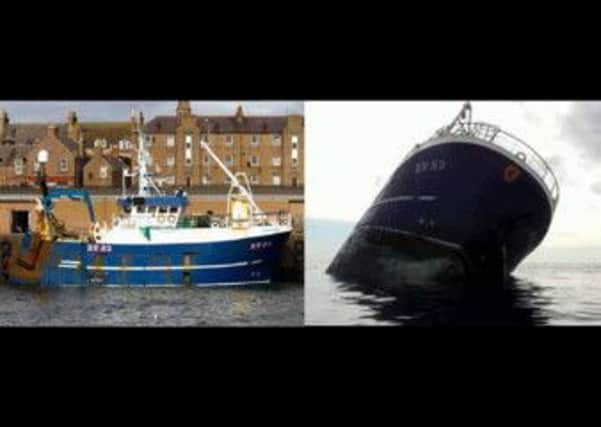 The Audacious sunk off the coast of Aberdeen last year. Pictures: Contributed