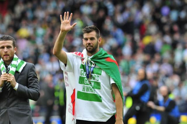 Joe Ledley looks set for the Parkhead exit. Picture: Robert Perry