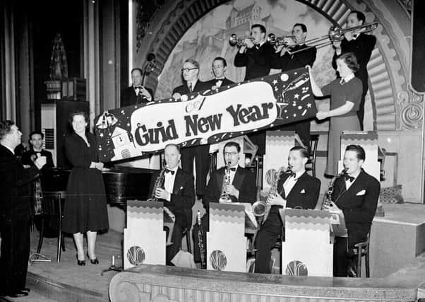 Tim Wright and his band at a BBC Hogmanay broadcast. Picture: Contributed