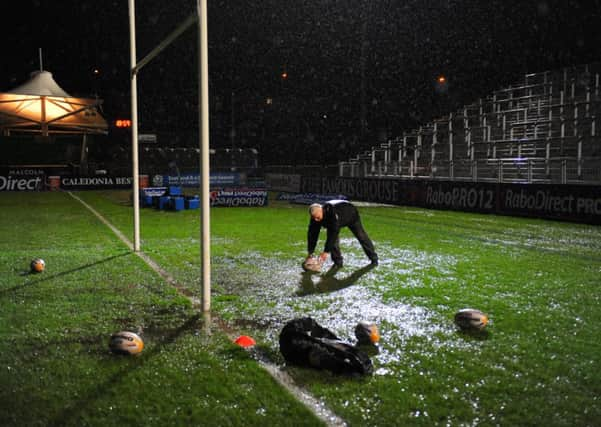 Torrential rain washed out the 1872 Cup clash between Glasgow and Edinburgh. Picture: Robert Perry