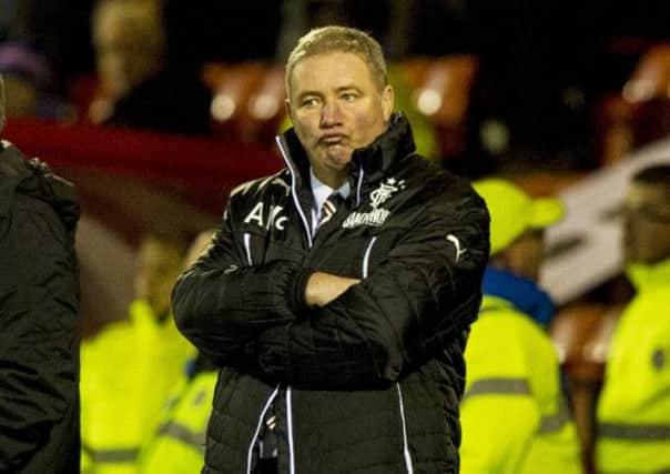 Rangers manager Ally McCoist. Picture: SNS