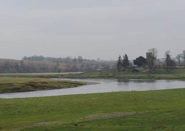 The Tweed at Carham forms the border between England and Scotland. Picture by