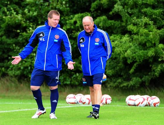 Hearts manager Gary Locke wanted assistant Billy Brown to stay at Tynecastle. Picture: Ian Rutherford