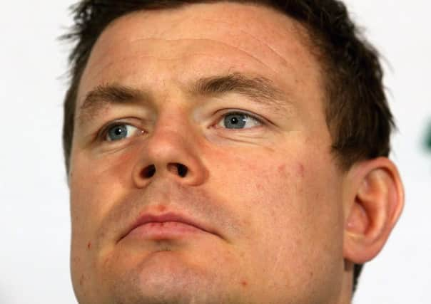 Brian ODriscoll: Ready to retire. Picture: PA