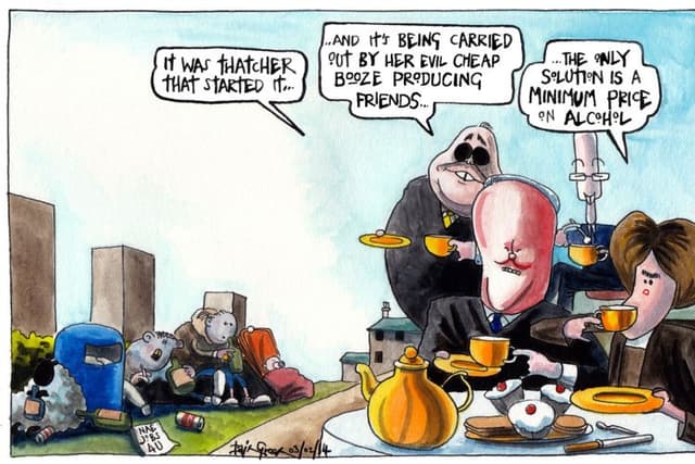 The Scotsman cartoon: Scotland’s drink problem