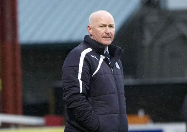 John Brown looks on during the match against Alloa. Picture: SNS