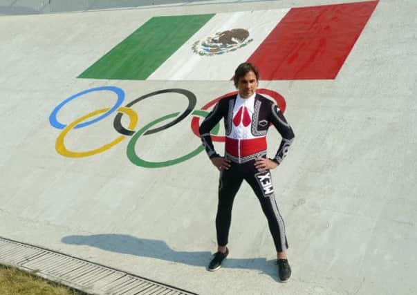 Hubertus von Hohenlohe shows of his eyecatching skin-tight mariachi costume. Picture AP