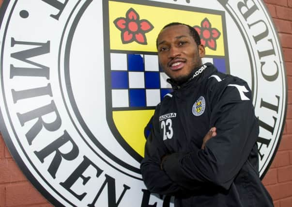 St Mirren's Cameroon international midfielder Eric Djemba-Djemba. Picture: SNS