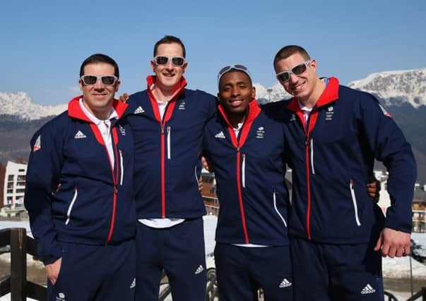 John Jackson, Stuart Benson, Joel Fearon and Bruce Tasker. Picture: Getty