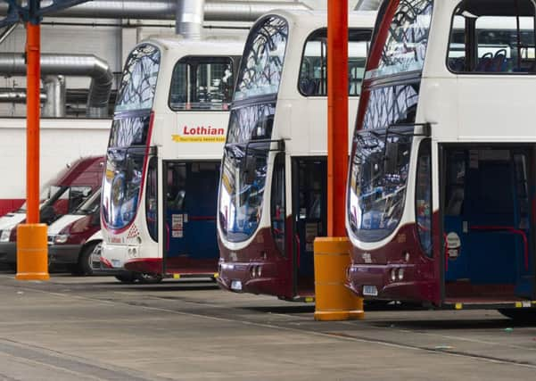 The man was struck down by the number 4 bus. Picture: TSPL