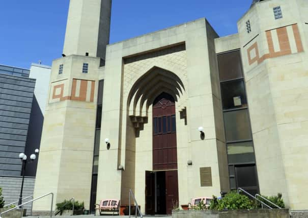 Derek Phin urged protesters to burn down Edinburgh's Central Mosque. Picture: Greg Macvean