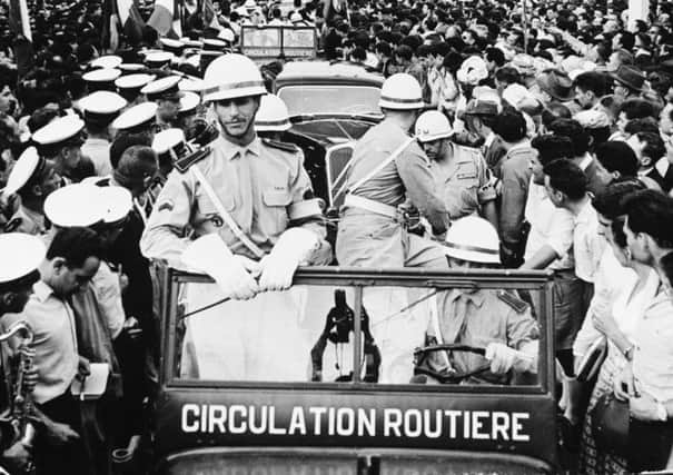 French military policemen in jeeps during the Algerian War of Independence in 1958. Picture: Getty