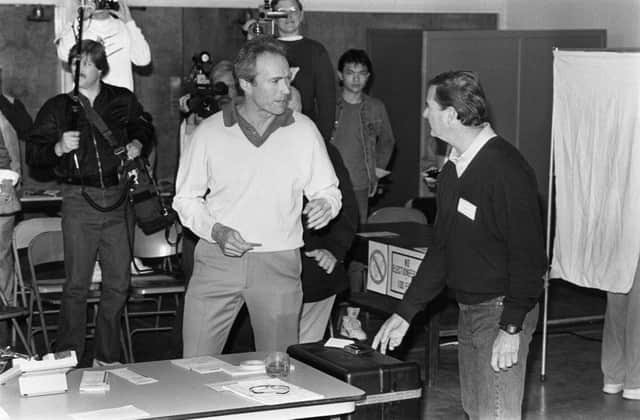 On this day in 1986 Clint Eastwood was elected mayor of Carmel in California. He served for one two-year term. Picture: Getty