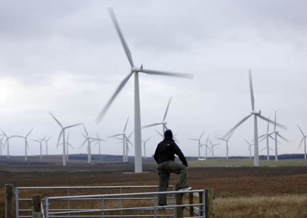 A Scottish Power wind farm in Lanarkshire. Picture: Ian Rutherford