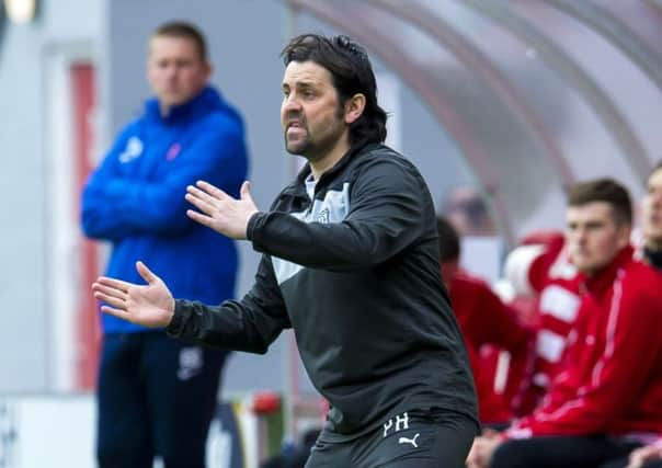 Paul Hartley: Focus on Morton. Picture: SNS