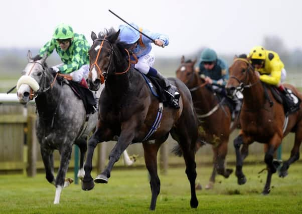 Ryan Moore riding Toormore wins the Craven Stakes at Newmarket after a solid run. Picture: Getty Images