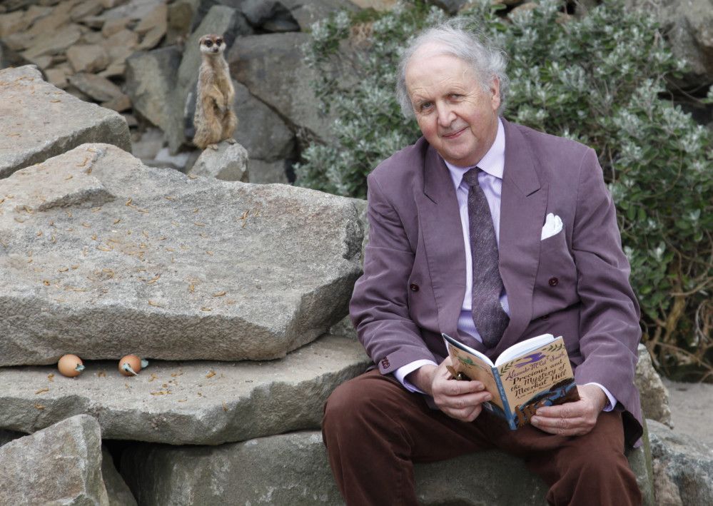 Alexander McCall Smith opens zoo s meerkat plaza