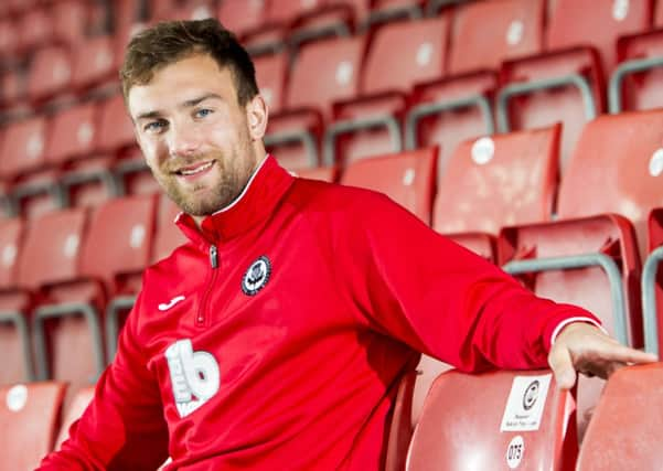 Partick Thistle's Conrad Balatoni looks ahead to his side's weekend Scottish Premiership match against Hibernian. Picture: SNS