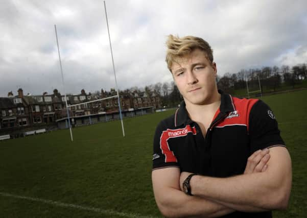 Edinburgh and Scotland rugby player David Denton. Picture: TSPL