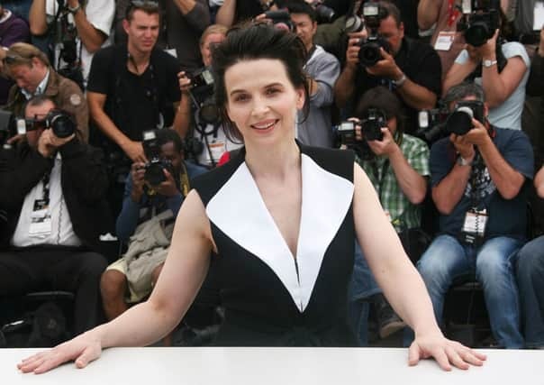 French actress Juliette Binoche will appear at the Edinburgh International Festival. Picture: Getty