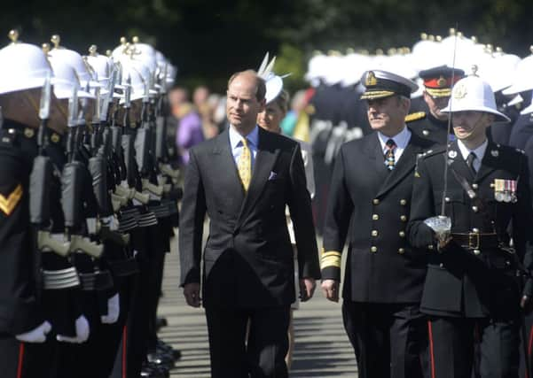 Sophie Countess of Wessex and her husband Edward, Earl of Wessex arrive at Holyrood Palace. Picture: Esme Allen