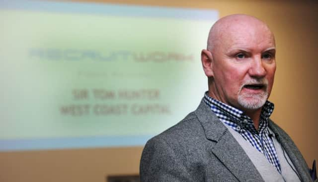 Sir Tom Hunter: We must close gap on US and Canada. Picture: Dan Philips