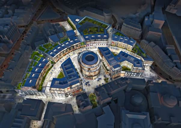 Artist's impression of the planned St James Quarter redevelopment