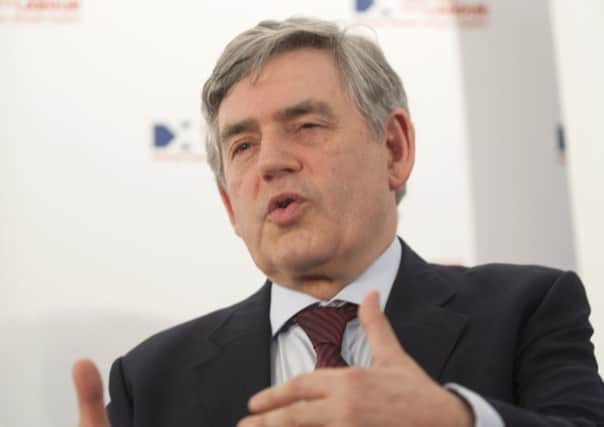 Former Prime Minister Gordon Brown. Picture: Jane Barlow