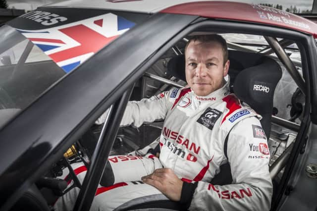 Sir Chris Hoy behind the wheel of his Nissan GT-R Nismo GT3