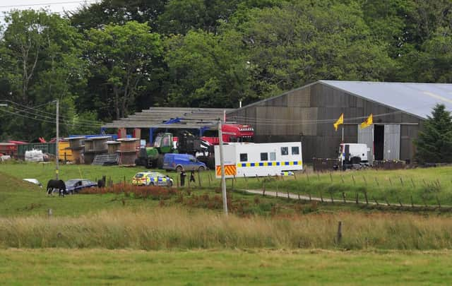 Peter Thompson and his son John were both shot at Meadowhead farm. Picture: Robert Perry