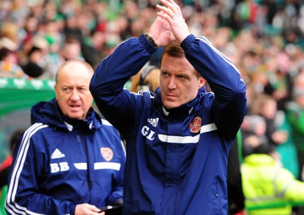 Former Hearts manager Gary Locke will be looking forward to being back in the dug out at Kilmarnock next season. Picture: Ian Rutherford