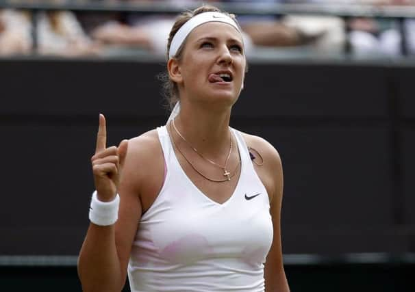 Victoria Azarenka: Got the win. Picture: Getty