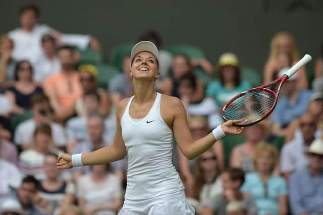 Last years runner-up Sabine Lisicki was in good spirits. Picture: Getty