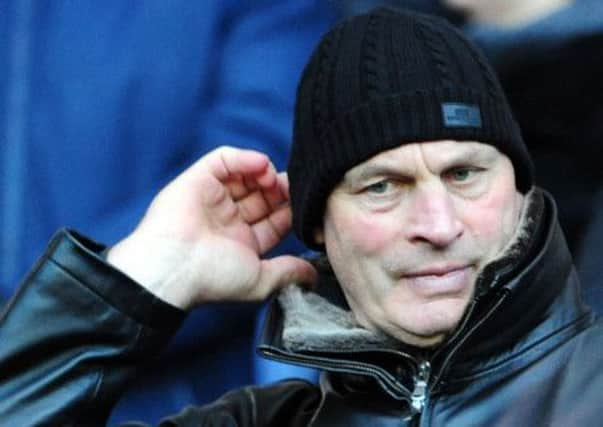 New Scotland coach elect Vern Cotter watches from the stand.  Picture: Ian Rutherford