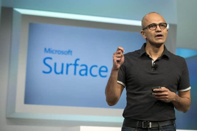 Chief executive Satya Nadella has told staff nothing is off the table in drive to become more competitive. Picture: Reuters