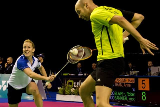 Imogen Bankier and Robert Blair carry Scotlands medal hopes in the mixed doubles. Picture: SNS