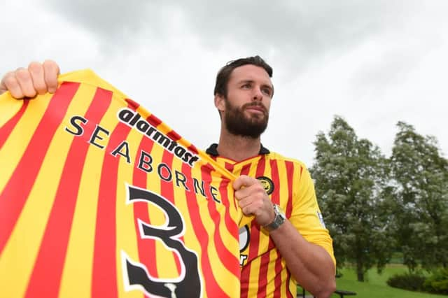 Partick Thistle unveil defender Dan Seaborne. Picture: SNS