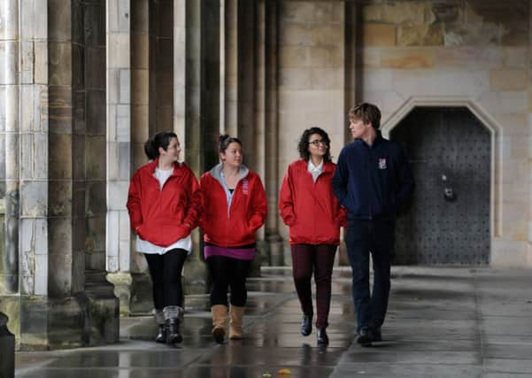 Students at the University of St Andrews. Picture: Ian Rutherford