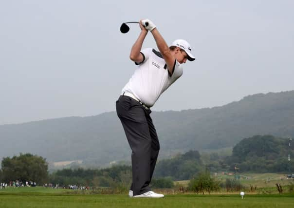 Scotlands Stephen Gallacher slipped up at Celtic Manor but he is convinced it will be a different story during the Ryder Cup. Picture: Getty