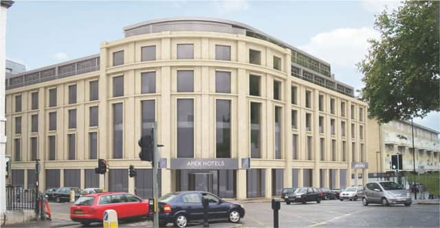 An artists impression of the new hotel in Bath