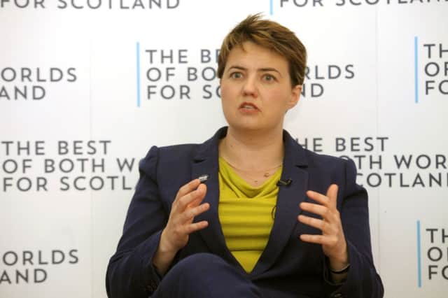 Ruth Davidson said campaign had been encouraged by sample opening. Picture: John Devlin