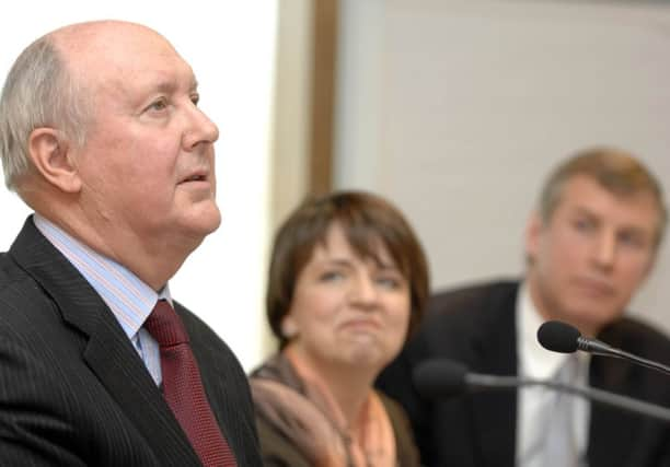 Sir Kenneth Calman, left, the National Trust for Scotland's outgoing chairman. Picture: TSPL