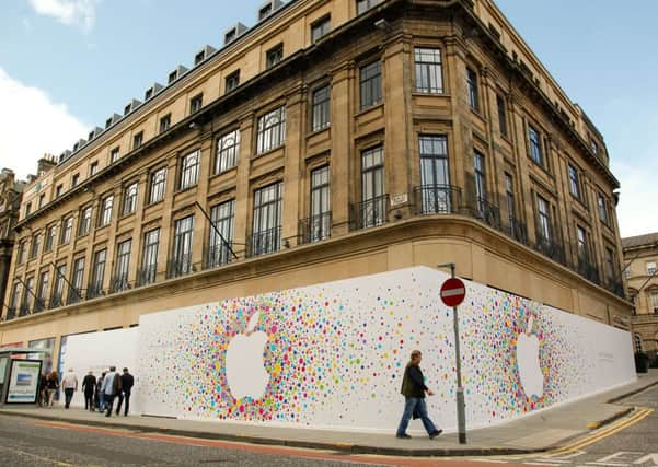 The new Apple store will be sited in the former Burger King, opposite the Balmoral Hotel. Picture: Scott Louden