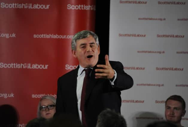 Former Prime Minister Gordon Brown called David Cameron 'unstatesman-like'. Picture: Andrew O'Brien