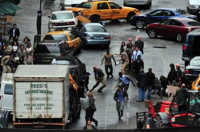 Scenes from the movie World War Z were filmed in Glasgow. Picture: Robert Perry