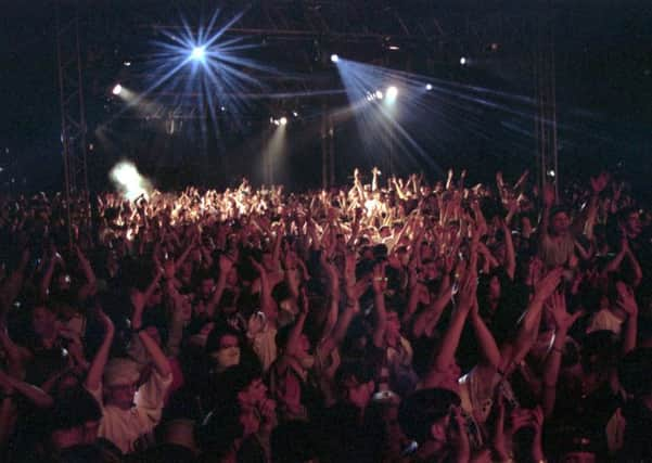 Officers had warned people not to attend the rave (like the one pictured) on safety grounds but said several hundred people turned up despite the appeal. Picture: TSPL