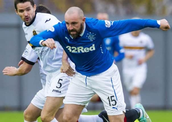 Kris Boyds goal at the end of the first half was enough to seal Rangers place. Picture: SNS